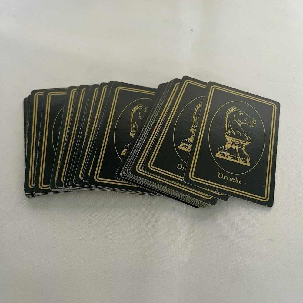 Drueke Playing Cards Made In Belgium Vintage Carta Mundi Complete Deck Rare